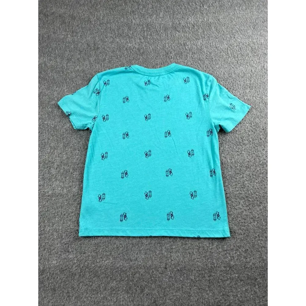 Old Navy Boys' Short Sleeve Skateboard Print T-Shirt‎ Size 5-6